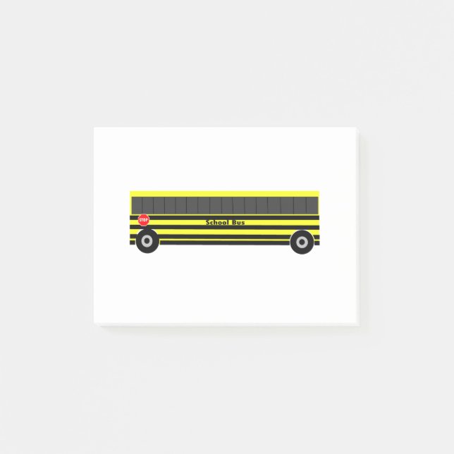 Post-it® Bus scolaire (Devant)
