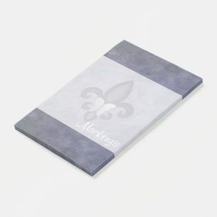 Post-it® Butterfleur violet Papillon sur Fleur de Lis