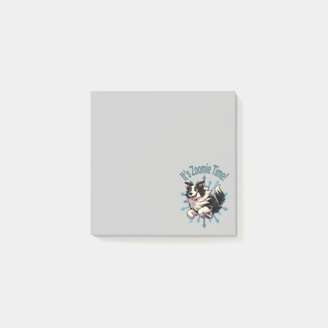 Post-it® C’est Zoomie Time Border Collie (Devant)