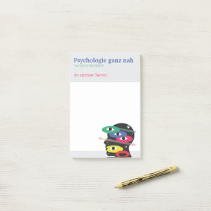 Post-it® Cabinet de psychologie notes colorées