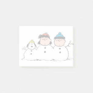 Post-it® cacahuètes   3 Personne Snowman