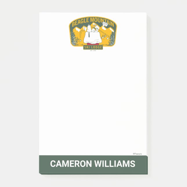 Post-it® cacahuètes | Beagle Mountain Ski Lodge (Devant)