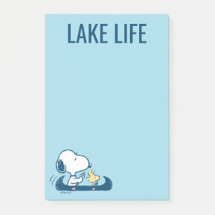 Post-it® cacahuètes   Canoë Snoopy & Woodstock