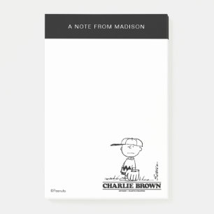 Post-it® cacahuètes   Charlie Brown Jouer à la balle
