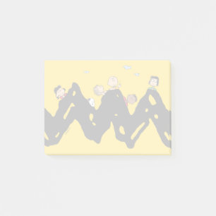 Post-it® cacahuètes   La Bande sur le Zig Zag