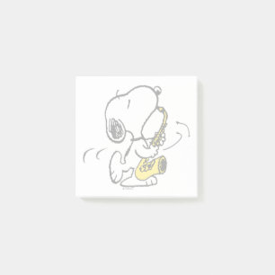 Post-it® cacahuètes   Lecteur Snoopy Saxophone