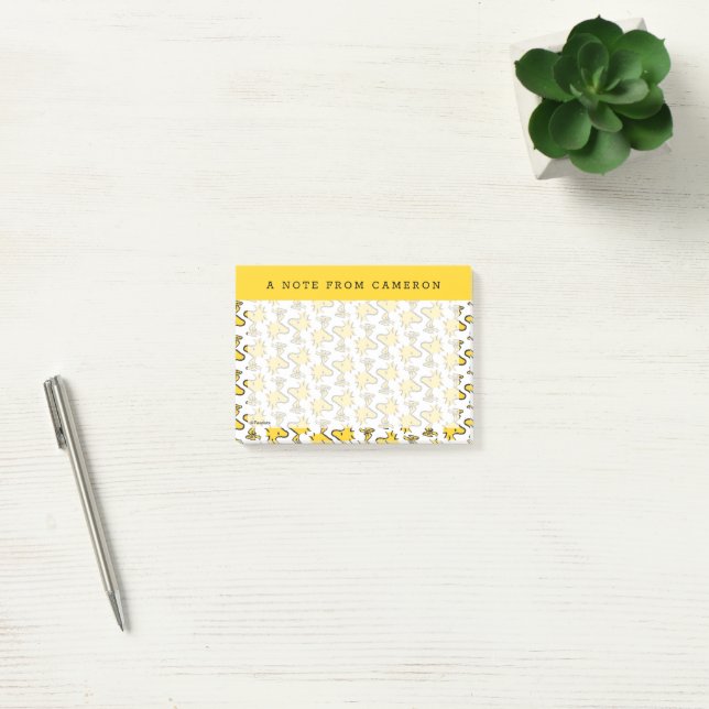 Post-it® cacahuètes | Motif Woodstock (Bureau)