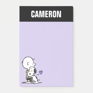 Post-it® cacahuètes   Saint Valentin   Charlie Brown & Snoo