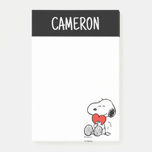 Post-it® cacahuètes   Saint Valentin   Snoopy Heart Hug