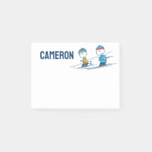 Post-it® cacahuètes   Ski d'hiver Motif des pistes