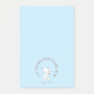 Post-it® cacahuètes   Snoopy Essayer Quelque Chose De Nouve