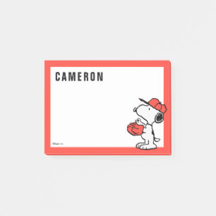 Post-it® cacahuètes   Snoopy Making the Catch