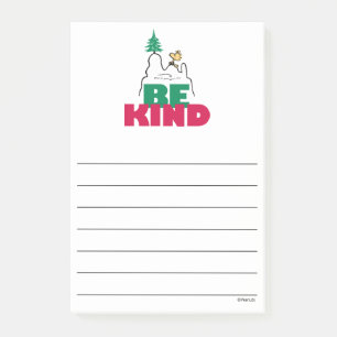 Post-it® cacahuètes   Snoopy & Woodstock Be Kind