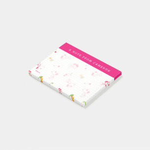 Post-it® cacahuètes   Snoopy & Woodstock Cherry Motif