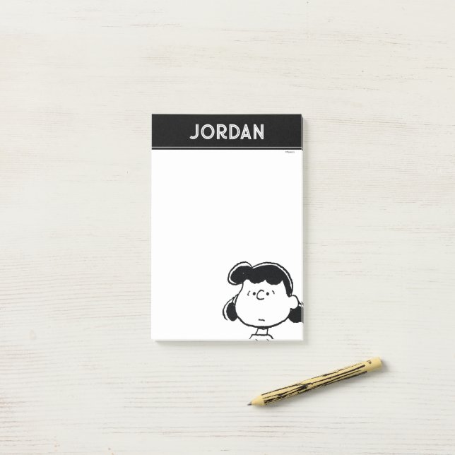 Post-it® Cachou | Les Visages de Lucy (Sur un bureau)