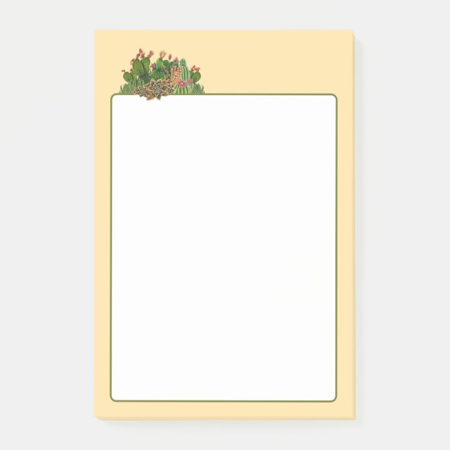 Post-it® Cactus & Succulents motif (Devant)