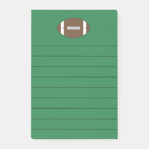 Post-it® Cadeau bloc-notes de football classique