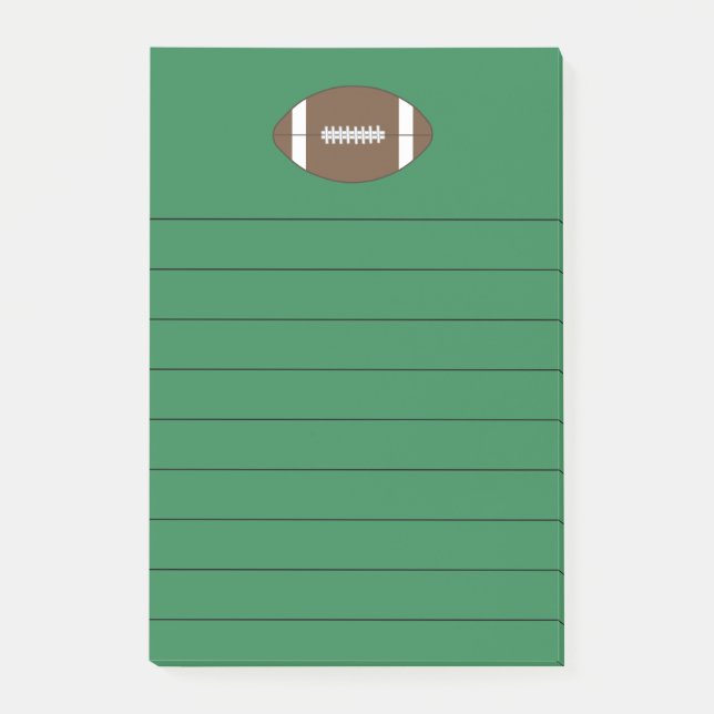 Post-it® Cadeau bloc-notes de football classique (Devant)