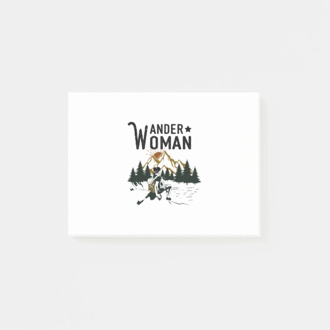 Post-it® Cadeau Camper | Anniversaire de Wander Woman (Devant)