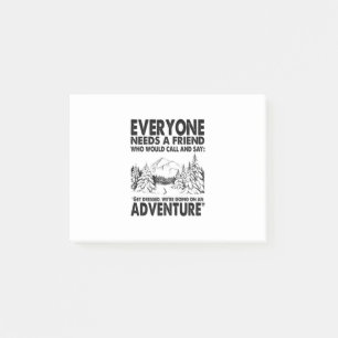 Post-it® Cadeau Camper Tout Le Monde A Besoin D'Un Ami An