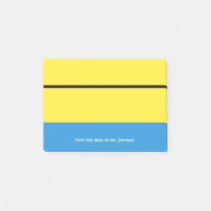 Post-it® Cadeau de bloc-notes personnalisé pour enseignant