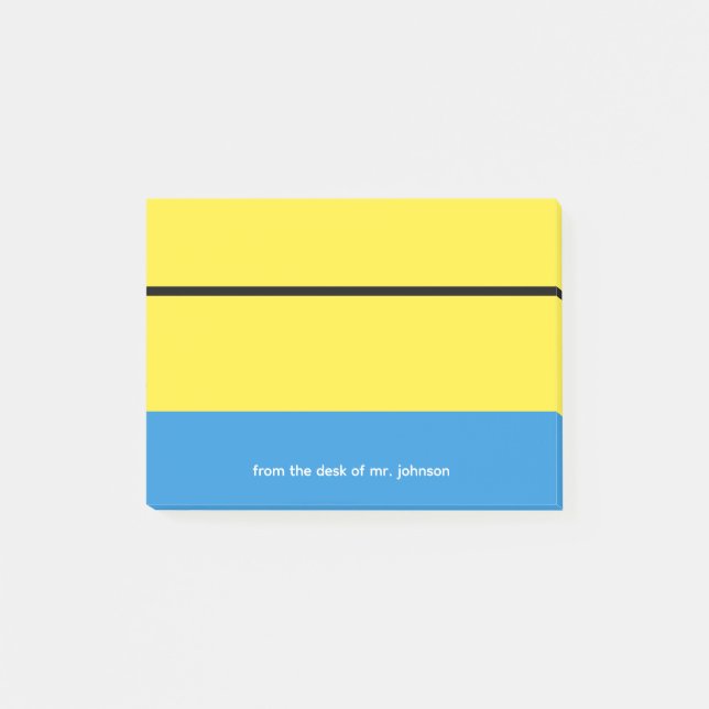 Post-it® Cadeau de bloc-notes personnalisé pour enseignant  (Devant)