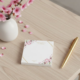 Post-it® Cadeau de fête pour 21 ans Elegant Cerisier Fleuri