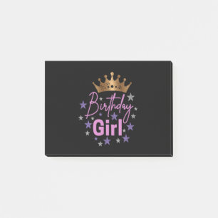 Post-it® Cadeau de fille d'anniversaire pour enfants d'anni