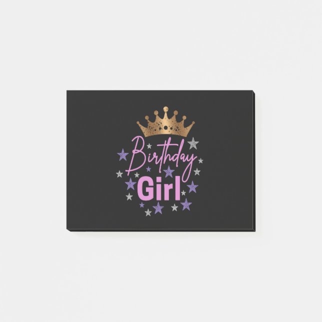 Post-it® Cadeau de fille d'anniversaire pour enfants d'anni (Devant)