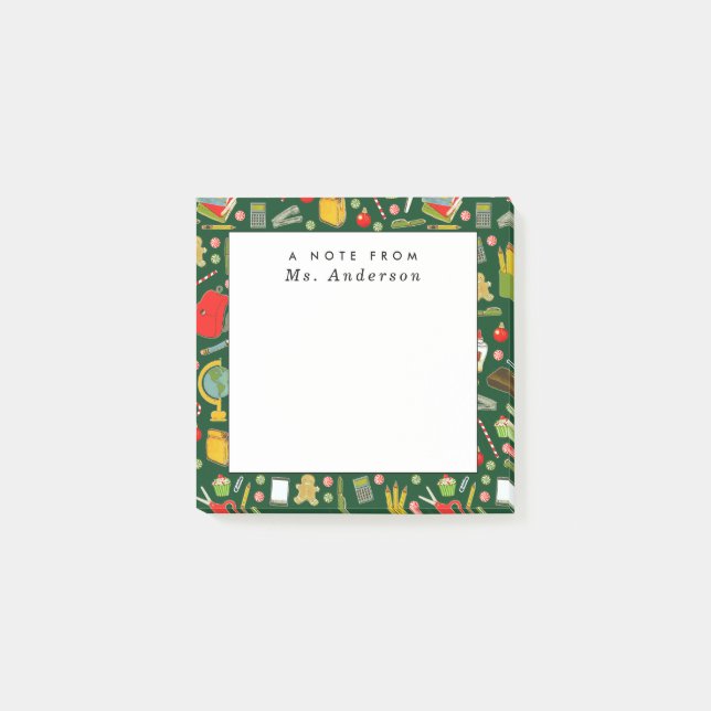 Post-it® Cadeau de vacances de l'enseignant (Devant)