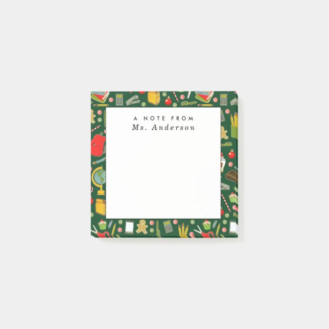 Post-it® Cadeau de vacances pour enseignant (Devant)