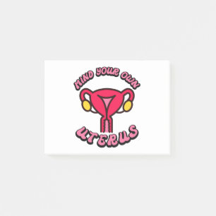 Post-it® Cadeau drôle féministe Vintage Occupe-toi de ton p