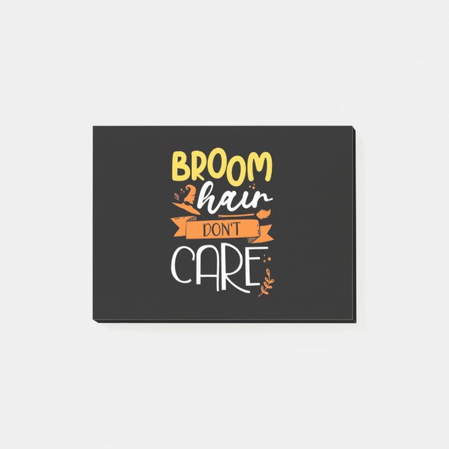 Post-it® Cadeau Halloween | Les Cheveux De Chambre Ne S'En  (Devant)