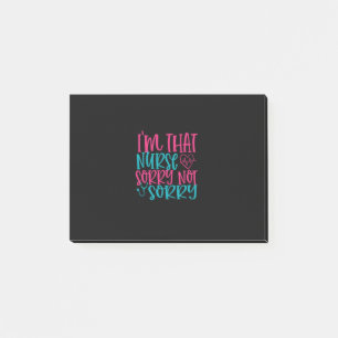 Post-it® Cadeau infirmière   Im Cette Infirmière Désolé Pas