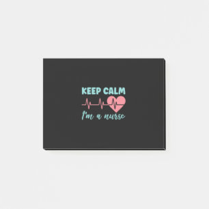 Post-it® Cadeau infirmière Restez Calme Je Suis Infirmièr