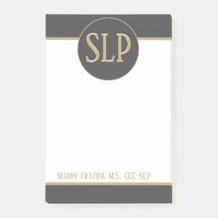 Post-it® Cadeau! Pathologiste de la parole customisée post 