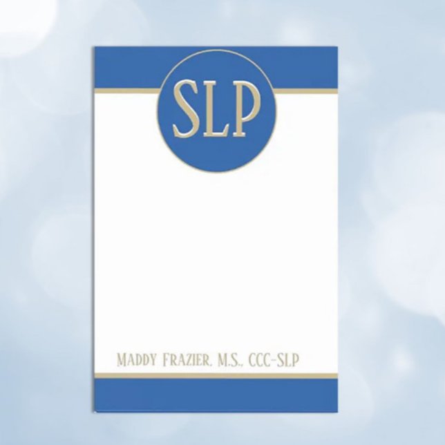 Post-it® Cadeau! Pathologiste de la parole customisée post  (Créateur téléchargé)