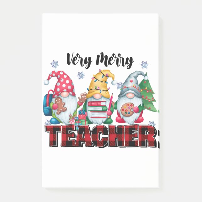 Post-it® Cadeau pour Enseignant | Enseignant Très Joyeux (Devant)