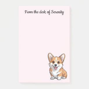 Post-it® Cadeau pour maman de Corgi mignon amateur de chiot