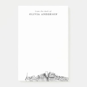 Post-it® Cadeau professionnel moderne Nashville personnalis