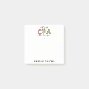 Post-it® Cadeaux comptables publics certifiés CPA personnal