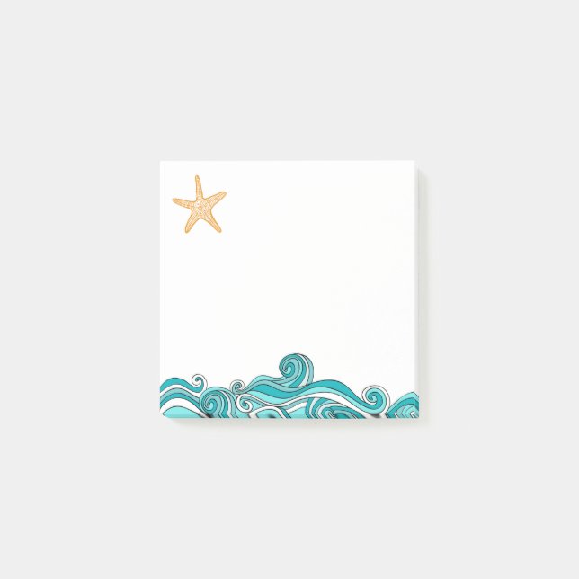 Post-it® Cadeaux d'adoption d'histoire d'étoiles de mer (Devant)
