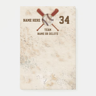 Post-it® Cadeaux de fête de baseball bon marché avec un loo
