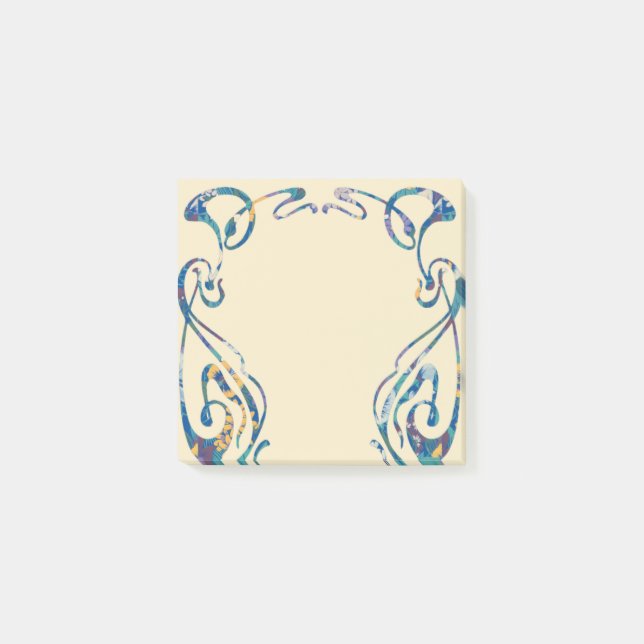 Post-it® Cadre Art nouveau floral (Devant)