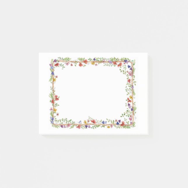 Post-it® Cadre de fleurs (Devant)