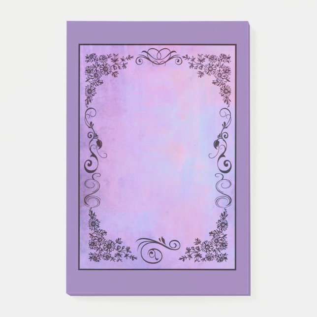 Post-it® Cadre mauve (Devant)