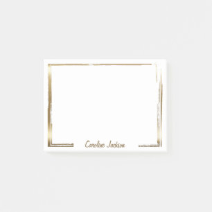 Post-it® Cadre or personnalisé sophistiqué