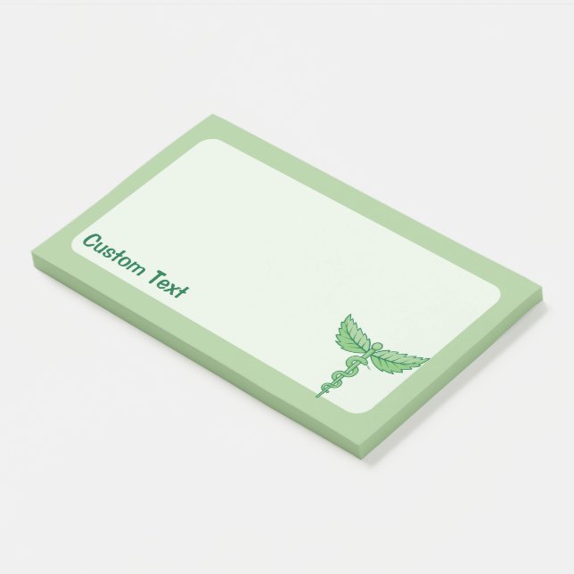 Post-it® Caduceus avec feuilles (Incliné)