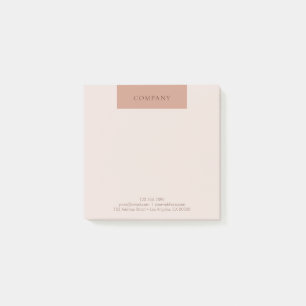 Post-it® Café chaud de typo simple minimaliste moderne de