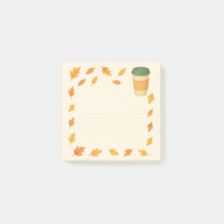 Post-it® Café d'automne cosy - Feuille en chute